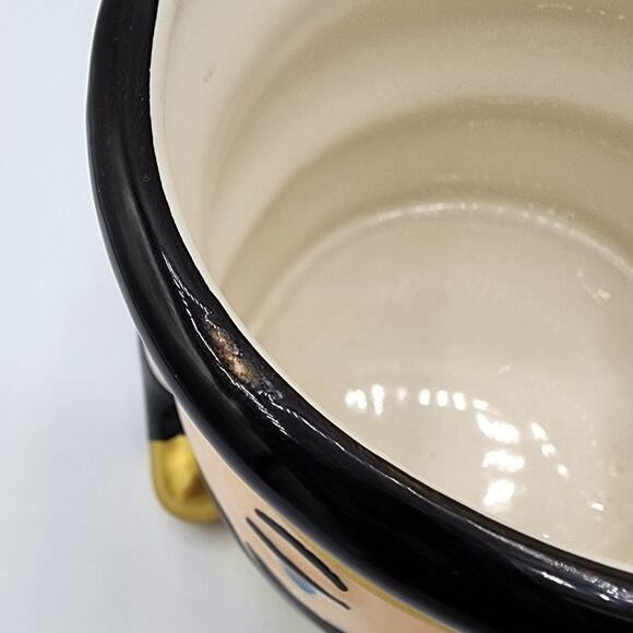 Robert Stanley Home Collection Balck & Gold Ceramic Nutcracker Coffee Tea Mug - Picture 8 of 8